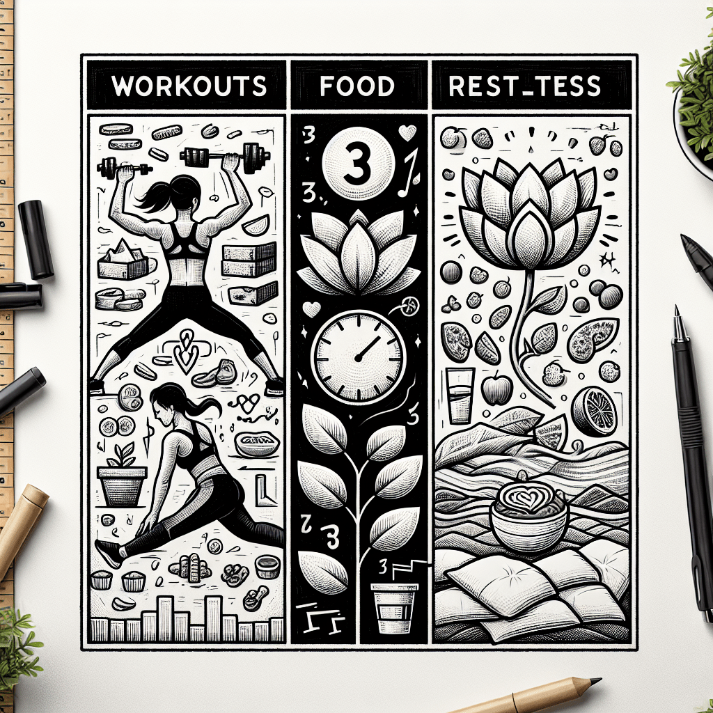 Your Health Trifecta: Workouts, Nutrition, and Rest – Your Key to a Speedier Wellness Victory!