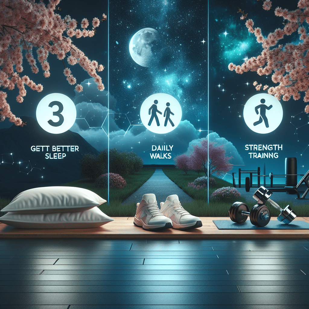 Elixir of Youth? It’s Just Sleep, Steps & Strength Training!