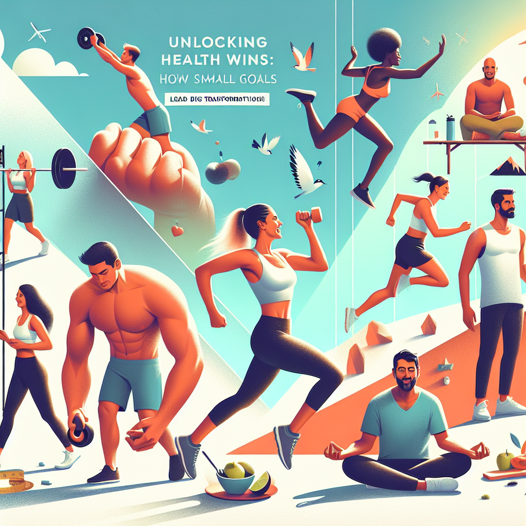 “Bite-Sized Victories: Small Health Goals Lead to Mammoth Transformations”