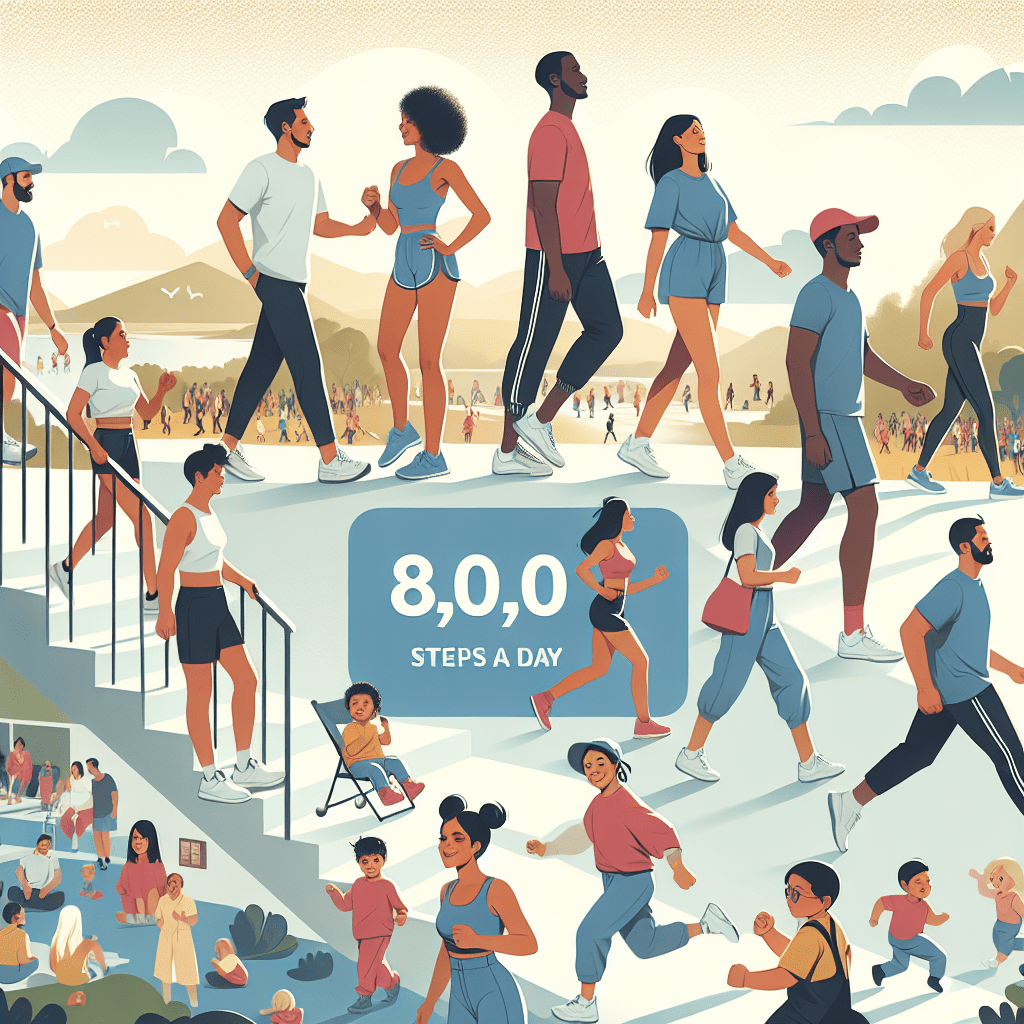 Walking Your Way to Wellness: The Astounding Impact of 8,000 Steps a Day